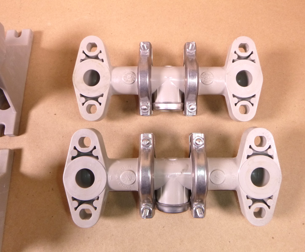 ARO Diaphragm Pump Assorted Polypropylene 1/2" Outlet Manifolds (Lot of 4) | Industrial Electric Motors, Pumps & Parts