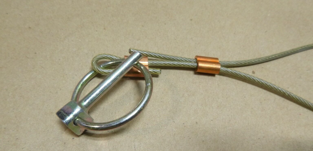 Quick Release Hitch Pin 1/2" Shank x 8" Grip Length 1/2 Inch x 8 Inch W/ Lanyard | Industrial Replacement Nuts & Bolts Distributor and Machinery Screws & Fasteners Supply