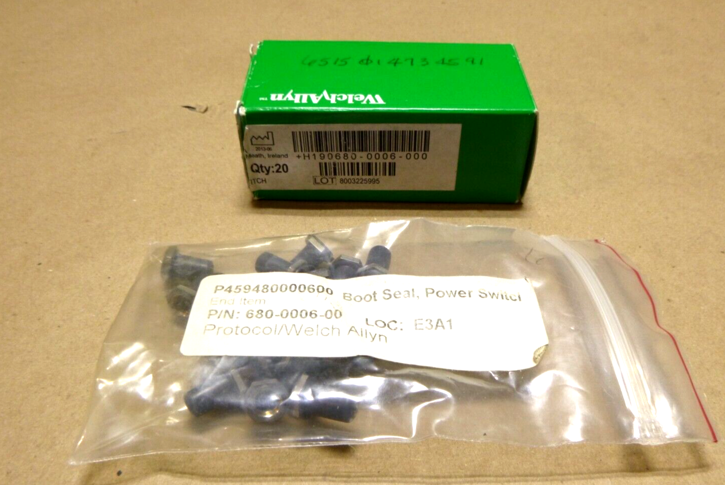 Welch Allyn 680-0006-00 Boot Seal For Power Switch (20 Pack) | Industrial MRO Replacement Parts, Manufacturing Machine Parts &amp; Components, Heavy Equipment Parts Supplier