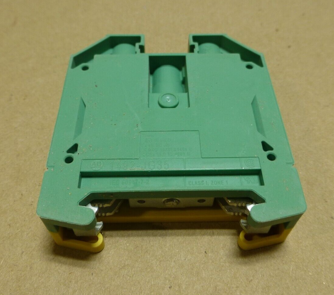 (125x BULK) Allen Bradley 1492-JG35 Grounding Terminal Block 35mm 