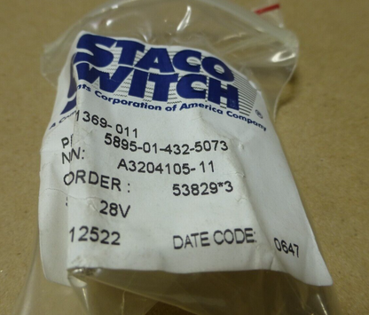 Staco Switch A3204105-11 Indicator Assembly AN/TPQ-36(V)8 , 5895-01-432-5073 | Electrical MRO Replacement Parts &amp; Components and Commercial Electrical Supplies Company