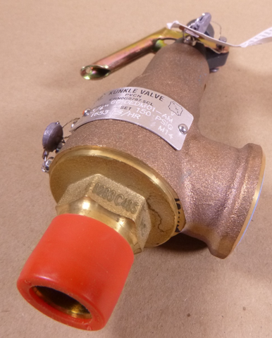 KUNKLE 6010EDM01-AM Bronze Safety Relief Valve 3/4" 150 PSI 6010EDM01-AM-0150 | Industrial MRO Replacement Parts, Manufacturing Machine Parts & Components, Heavy Equipment Parts Supplier