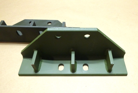 2x USGI FMTV M1089 Wrecker Angle Bracket 12413125-001, 5340-01-568-3871 | Genuine FMTV Replacement Parts, LMTV Parts For Sale and Military Surplus Medium Tactical Vehicle Parts & Components