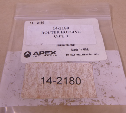 Apex 14-2180 Router Attachment Housing For Dotco 10-20,10-25,12-20, and 12-25