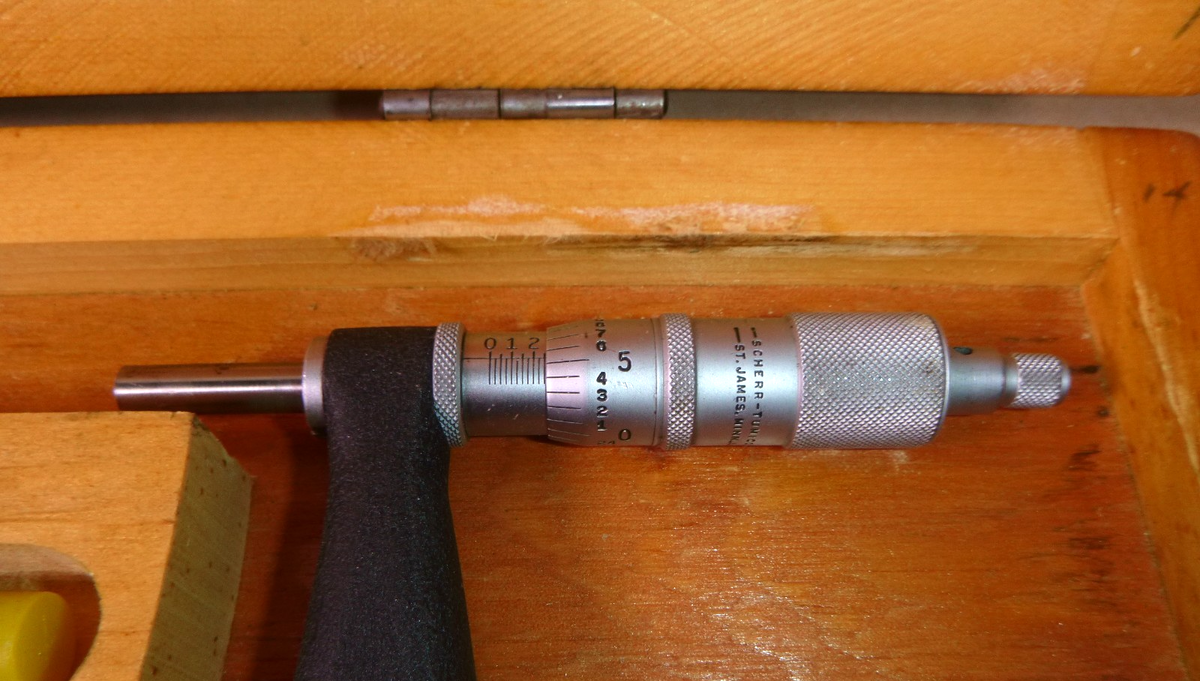 USED Scherr Tumico Interchangeable Anvil Outside Micrometer Set 12" to 18" Range | Industrial MRO Tools and Replacement Industrial Equipment Components