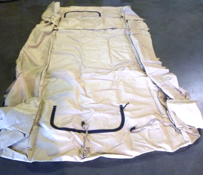 USGI M35 M44 Series Trucks 12 Foot Tan Cargo Cover 12450241-2, 2540-01-434-0954 | Genuine M35 Military Truck Parts and M939 Cargo Truck Surplus Parts