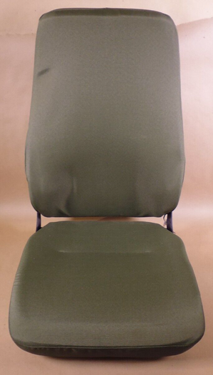 HUMVEE GREEN HIGH BACK SEAT M998 COMMANDERS MILITARY 12446712-2 2540-01-381-8392