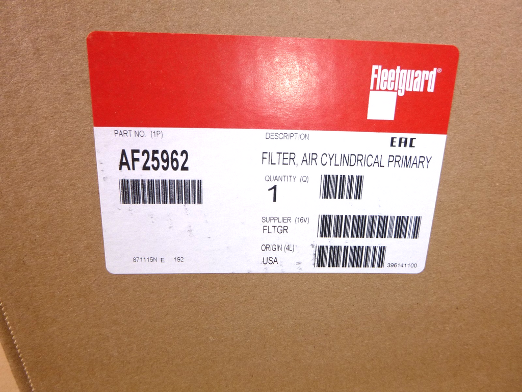 AF25962 / AF25963 Fleetguard Primary & Seconday Air Filter Set AT300488 AT300487 | Replacement Truck Parts, Trailer Accessories, Automobile Supplies, Car Parts & Accessories