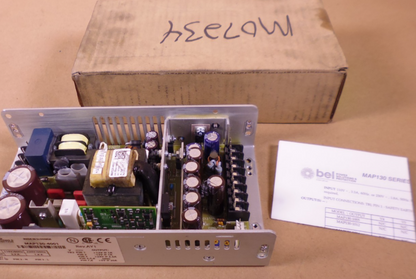 Bel Power Solutions 130W 4-Output AC-DC Open Frame Power Supply MAP130-4001 | Electrical MRO Replacement Parts &amp; Components and Commercial Electrical Supplies Company