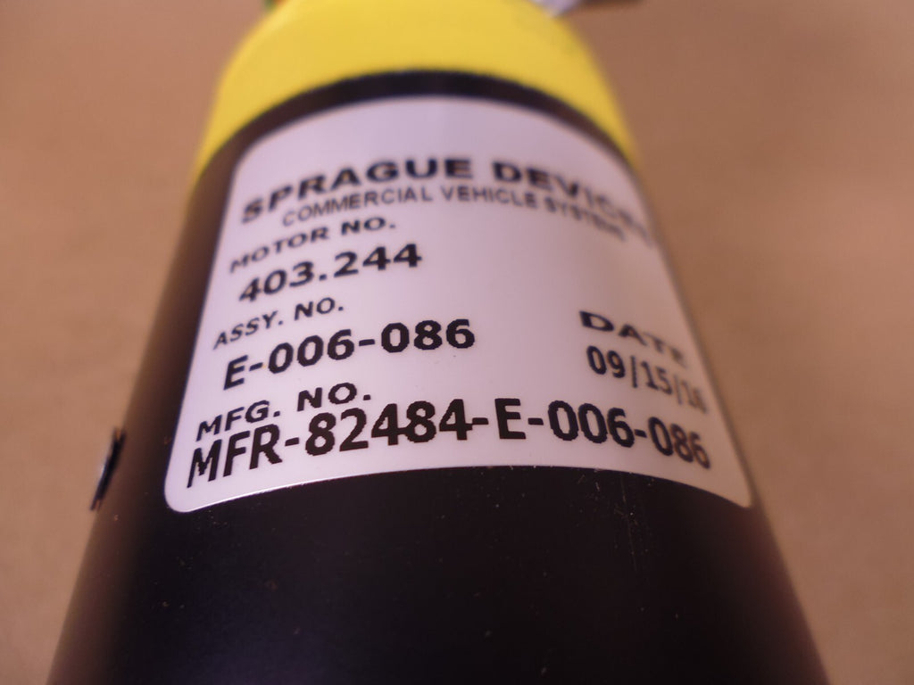 FMTV LMTV Windshield Wiper Motor 403.244 Sprague E-006-086 , 2540-361-5201 | Genuine FMTV Replacement Parts, LMTV Parts For Sale and Military Surplus Medium Tactical Vehicle Parts & Components