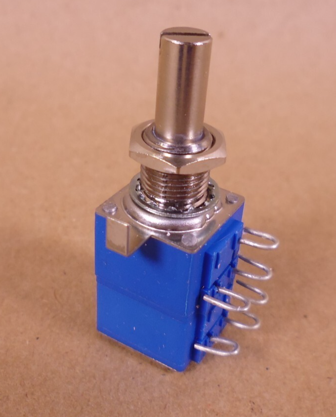 (5x) Bourns 82A2E-B28-A07/F15 250 Ohm 10K Potentiometer ,5/8" Body, 3/8" Thread | Electrical MRO Replacement Parts &amp; Components and Commercial Electrical Supplies Company