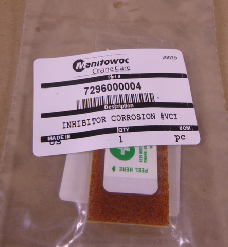 OEM Manitowoc 7296000004 Vapor Control Corrosion Inhibitor For LMI Boom Crane | Industrial Tractor Parts Supplier and Surplus Tractor Parts & Accessories