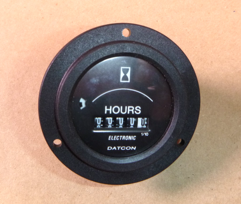 105592 - Datcon Hourmeter 9,999.9 Hours 52mm Surface Mount 10-50 Vdc USA | Replacement Truck Parts, Trailer Accessories, Automobile Supplies, Car Parts & Accessories