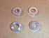 1/4" ID (0.265") x 1/2" OD x 0.135" Tall Aluminum Spacer Standoff Sleeve Collar (4 Pcs) | Industrial Replacement Nuts & Bolts Distributor and Machinery Screws & Fasteners Supply