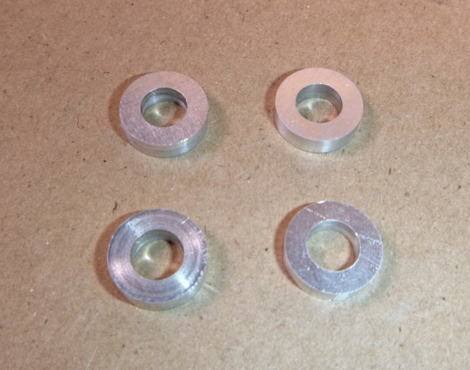 1/4" ID (0.265") x 1/2" OD x 0.135" Tall Aluminum Spacer Standoff Sleeve Collar (4 Pcs) | Industrial Replacement Nuts & Bolts Distributor and Machinery Screws & Fasteners Supply