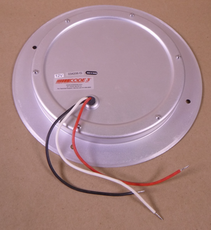 Code3 PCL-LED Patient Compartment Light, 9" Round, 12V, Fits 7.5" Cutout | Replacement Truck Parts, Trailer Accessories, Automobile Supplies, Car Parts &amp; Accessories