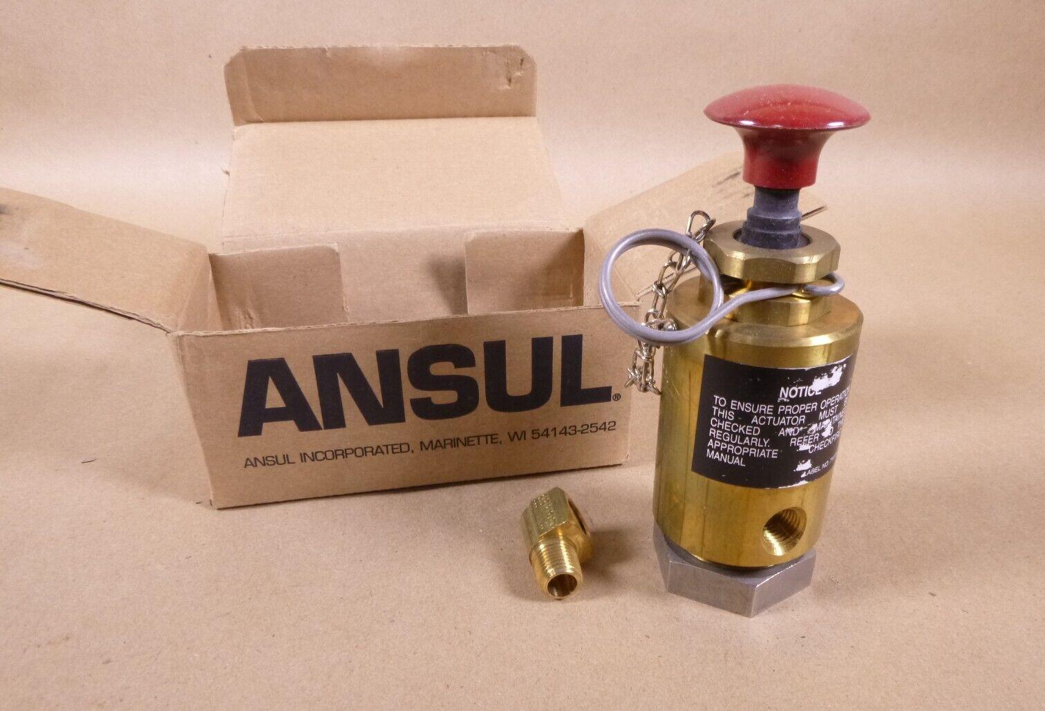 New Ansul Actuator For Checkfire Electric Detection System 24479 | Industrial MRO Replacement Parts, Manufacturing Machine Parts &amp; Components, Heavy Equipment Parts Supplier