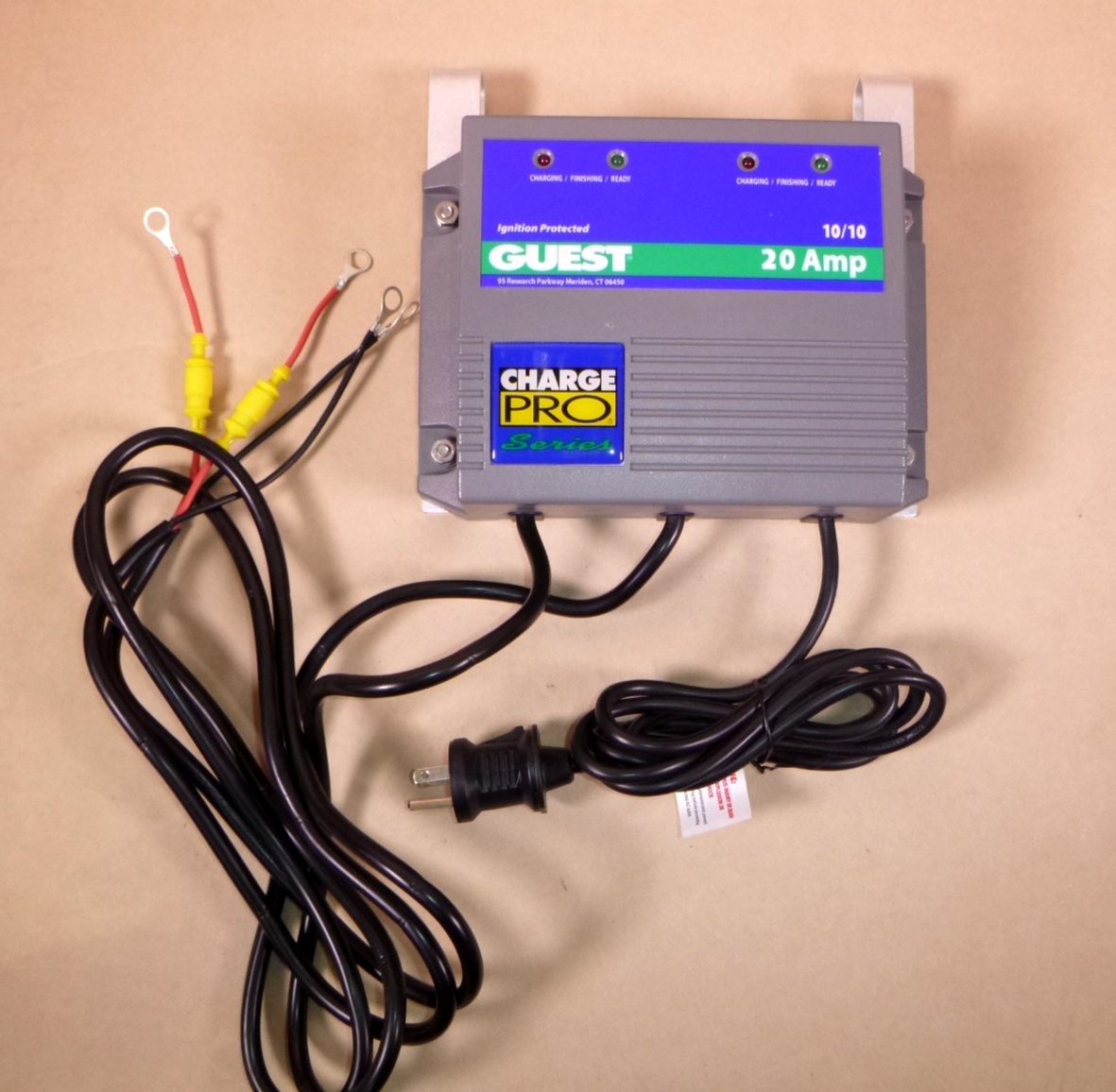 2620A Guest 20A 2-Bank Waterproof On-Board Battery Charger 12/24 Volt *FUSES REQUIRED* | Replacement Truck Parts, Trailer Accessories, Automobile Supplies, Car Parts &amp; Accessories