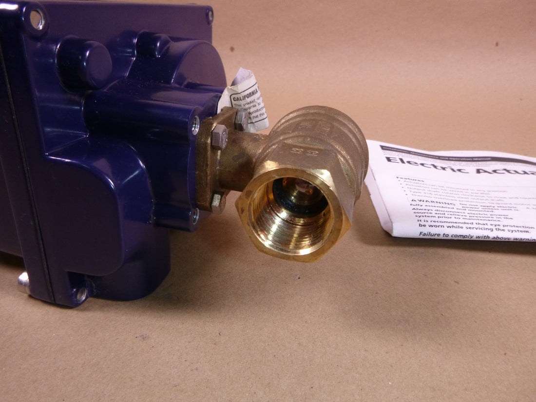 EHH24ATE20H Dynaquip 3/4" 2-Way Electrically Operated Ball Valve 12/24 Vdc 1AWD5 | Electrical MRO Replacement Parts &amp; Components and Commercial Electrical Supplies Company