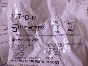 (LOT OF 28) Interlogix 1076D-N Magnetic Door Contact