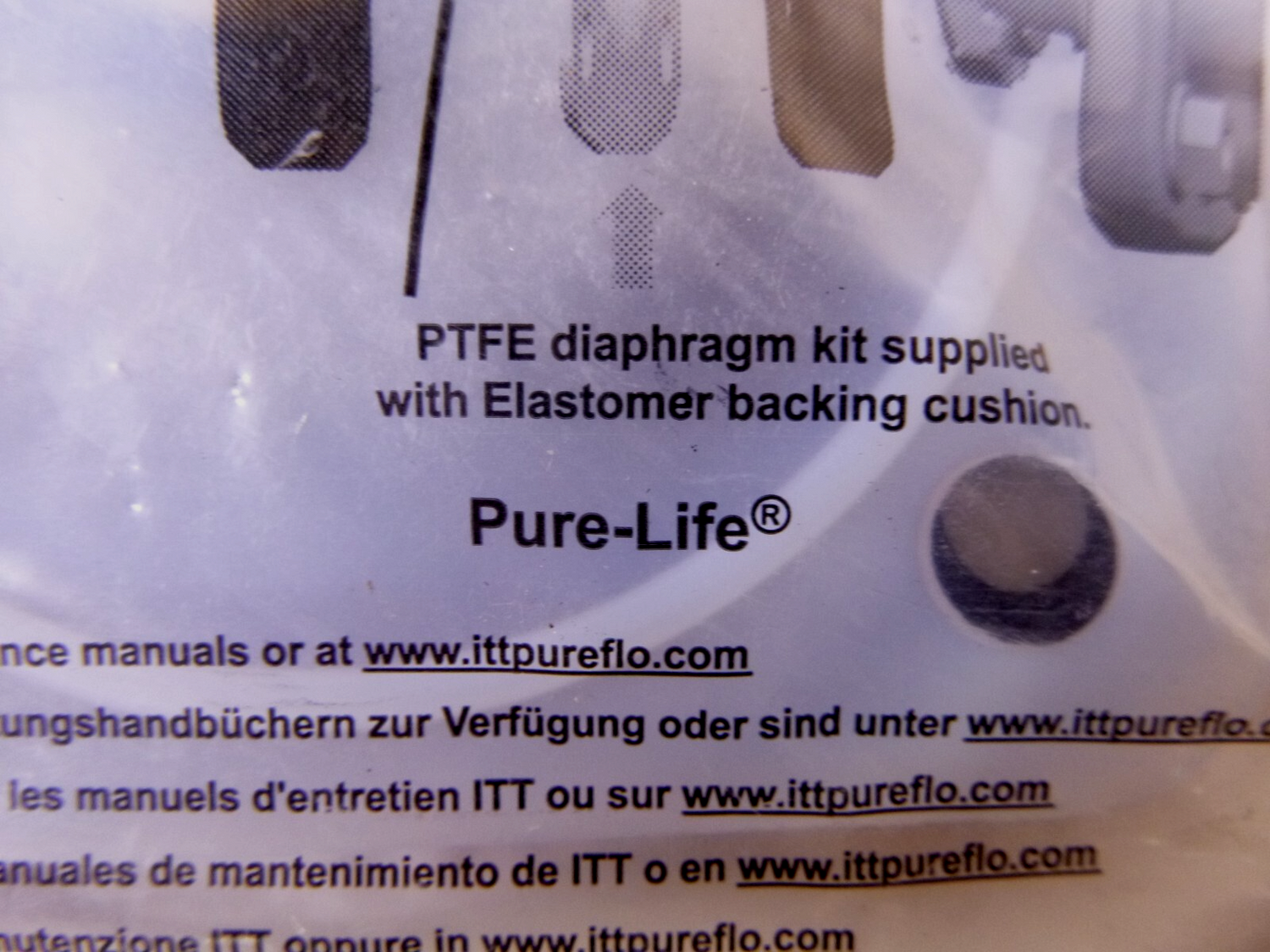 NEW ITT PURE LIFE 48076 DIAPHRAGM KIT TME PTFE / EPDM 2.5" CAST BODY ONLY | Industrial MRO Replacement Parts, Manufacturing Machine Parts &amp; Components, Heavy Equipment Parts Supplier