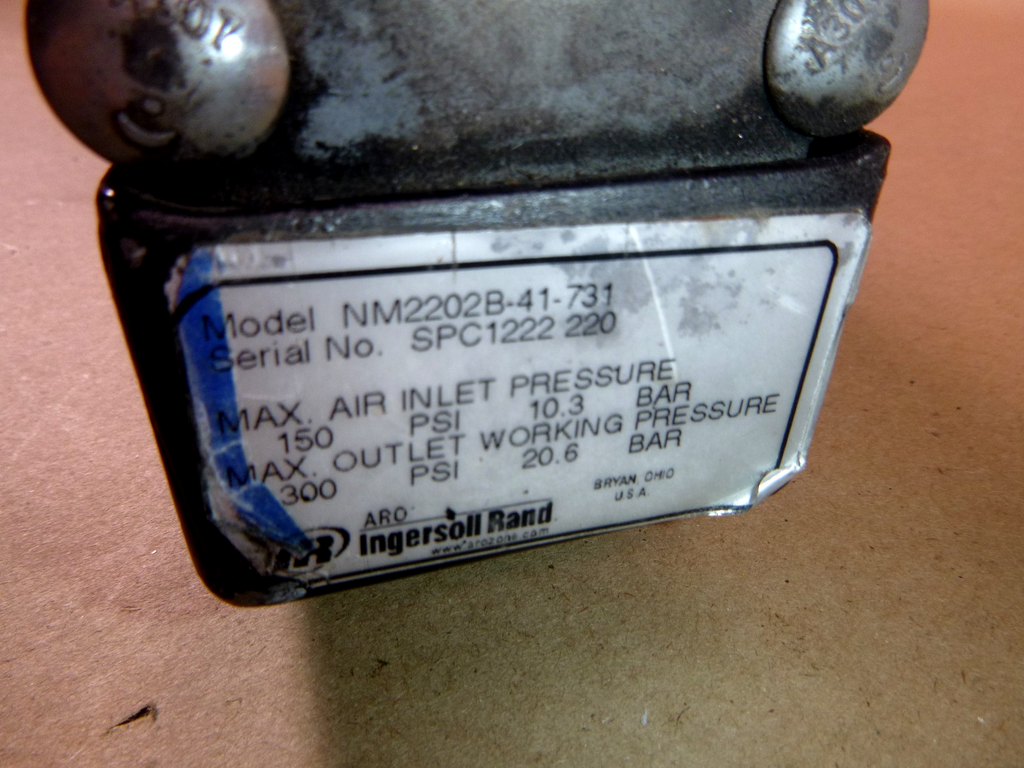 ARO / Ingersoll-Rand 4 GPM SS Air Drum Pump 1/2 NPTF Outlet 1/4 NPTF Air Inlet | Industrial Electric Motors, Pumps & Parts