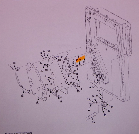 USGI M1151A1 Humvee Frag 5 Door Combat Latch Shoulderd Shaft 6031733, 6035170 | Genuine HMMWV Replacement Parts and Military Surplus Humvee Parts & Accessories