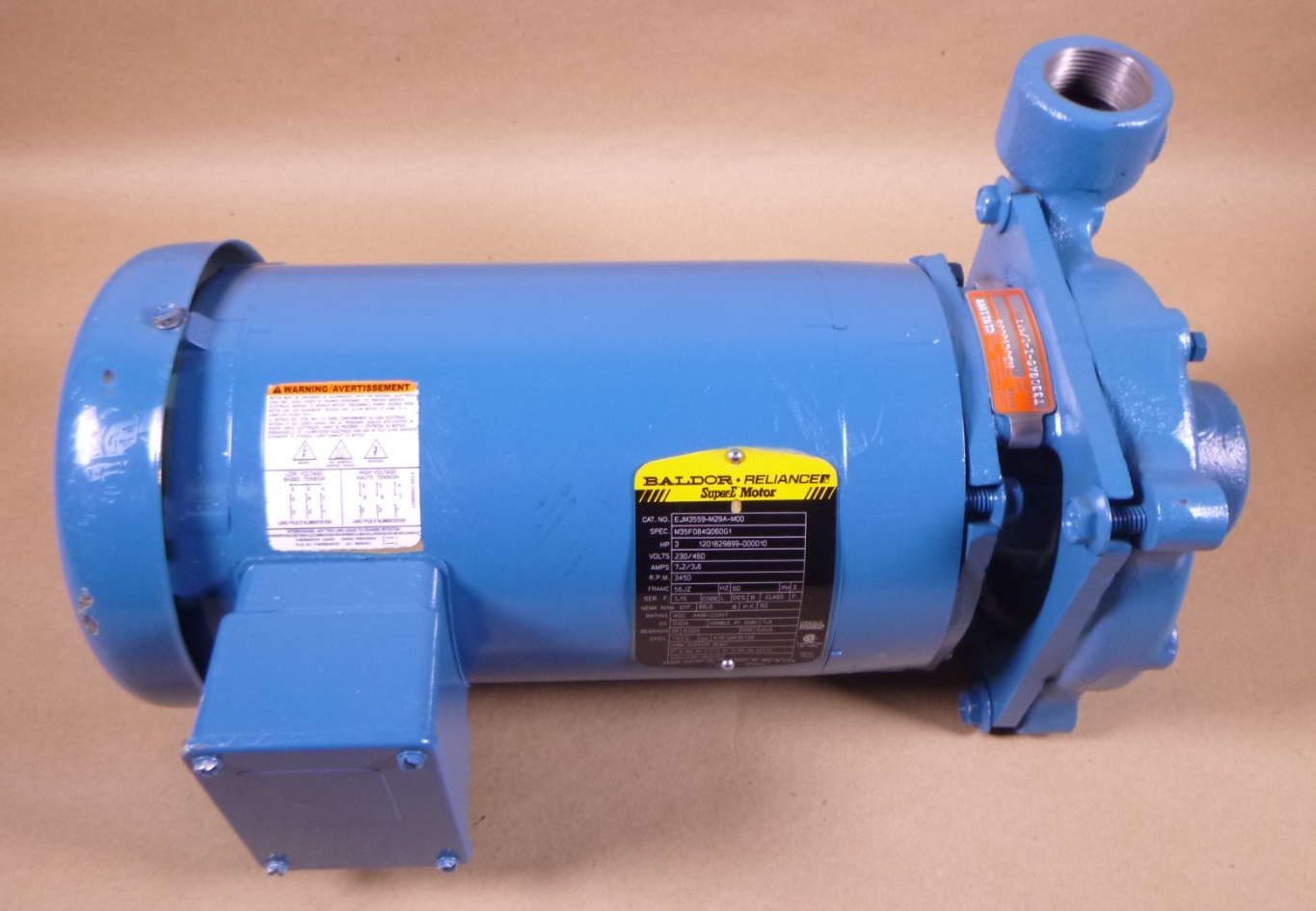 T330GA6-1-1/4-MV Crane Burks 3HP Centrifugal Pump , 1-1/4" NPT *Less Base* | Industrial Tractor Parts Supplier and Surplus Tractor Parts &amp; Accessories