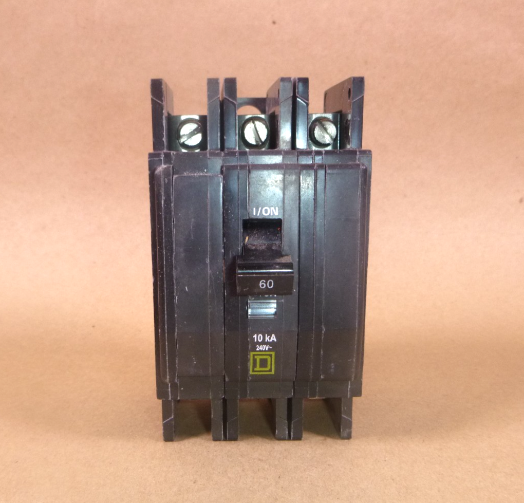 QOU360 - Square D 60 Amp 3 Pole 240VAC Circuit Breaker (TAKE-OFF) | Electrical MRO Replacement Parts & Components and Commercial Electrical Supplies Company