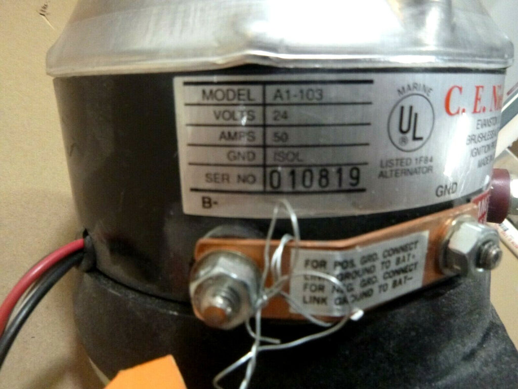 USGI C.E. Niehoff 24 Volt Alternator A1-103, 50 Amp - Drexel R60SL-DC Forklift | Replacement Truck Parts, Trailer Accessories, Automobile Supplies, Car Parts & Accessories