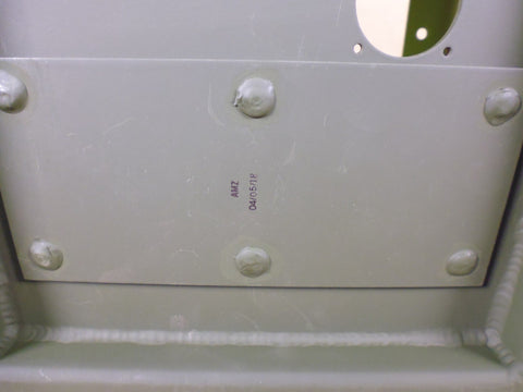 TACOM 12421656 Electrical Box Entry Flange 12/24V Power Panel For LMTV M1079 Van | Genuine FMTV Replacement Parts, LMTV Parts For Sale and Military Surplus Medium Tactical Vehicle Parts & Components