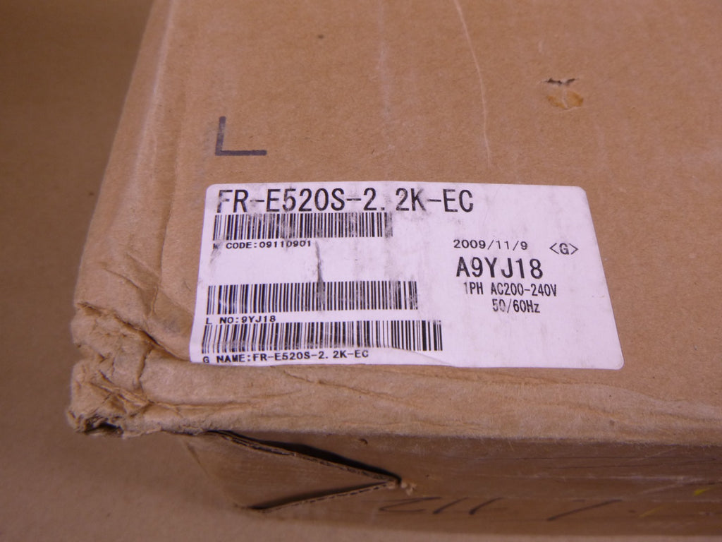FR-E520S-2.2K-EC Mitsubishi Inverter , 2.2kW, 1PH, 200-240VAC *US Seller* | Electrical MRO Replacement Parts & Components and Commercial Electrical Supplies Company