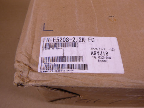 FR-E520S-2.2K-EC Mitsubishi Inverter , 2.2kW, 1PH, 200-240VAC *US Seller* | Electrical MRO Replacement Parts & Components and Commercial Electrical Supplies Company