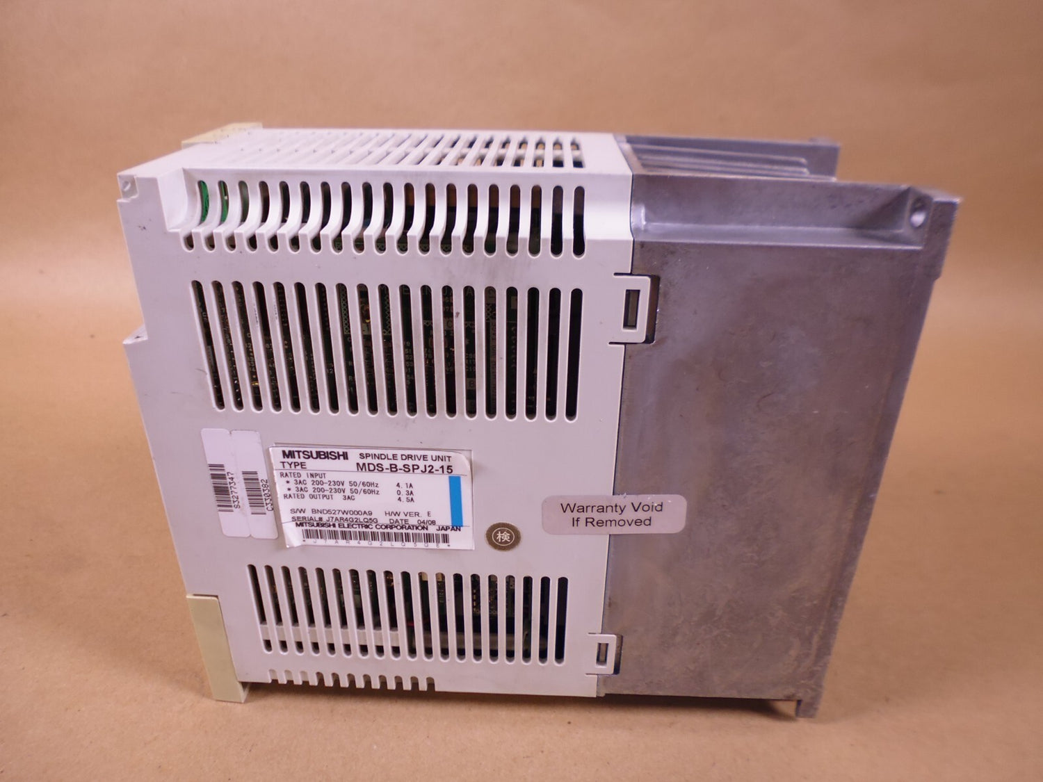 Mitsubishi MDS-B-SPJ2-15 Servo Spindle Drive 200-230V 3AC | Electrical MRO Replacement Parts &amp; Components and Commercial Electrical Supplies Company
