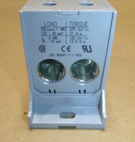 Marathon Special Products EPBCD71 Power Terminal Block 510 Amp 600 Volt Din Rail