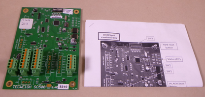 Tecweigh SC500 Wy15 Belt Scale Signal Conditioning Circuit Board