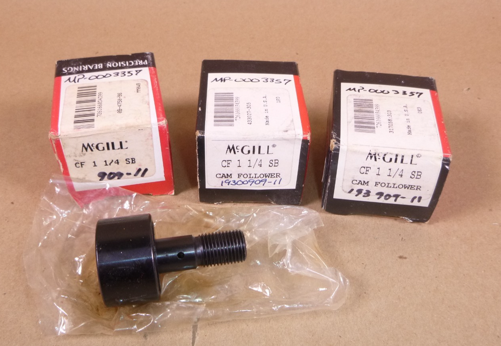 McGill CF 1 1/4 SB Stud Type Cam Follower Hex Hole Sealed (Lot of 3) | Industrial MRO Replacement Parts, Manufacturing Machine Parts & Components, Heavy Equipment Parts Supplier