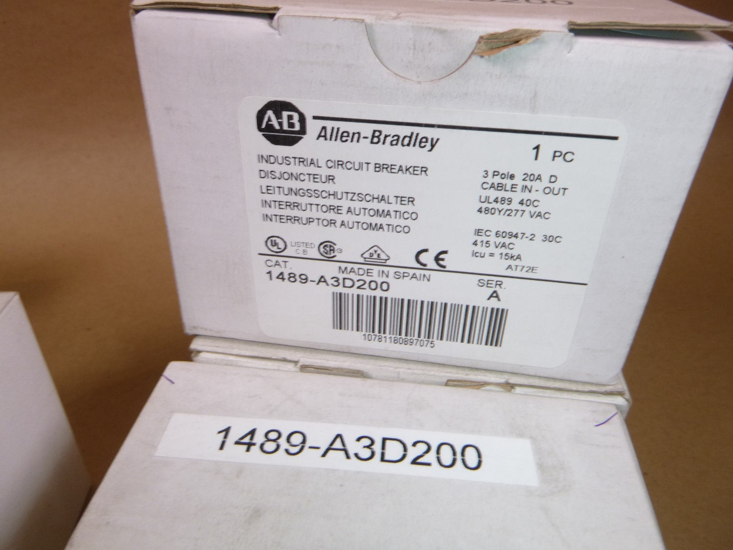 (Lot of 31) Allen Bradley 1489 &amp; 140M Circuit Breakers (New Old Stock)
