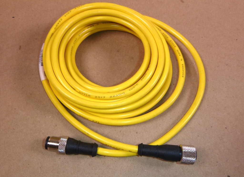 Banner Engineering DEE2R-515D Part #72335(15-foot) double-ended, 5-pin M12 cable