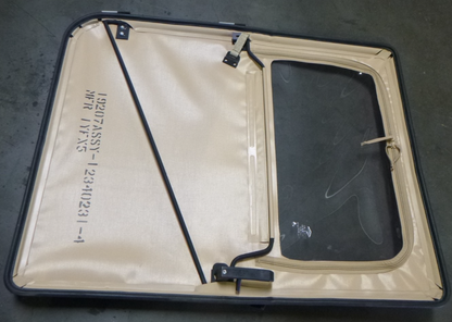 Humvee M998 HMMWV Tan Soft Top Door RH Front 12340231-4 2510-01-330-6175