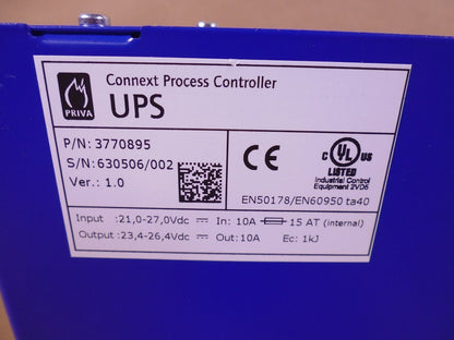 Priva 3770895 UPS Connext Process Controller , Ver. : 1.0 | Electrical MRO Replacement Parts &amp; Components and Commercial Electrical Supplies Company