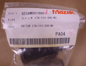 Mazak G23AM001800 Pressure Switch 176-110-300-N1