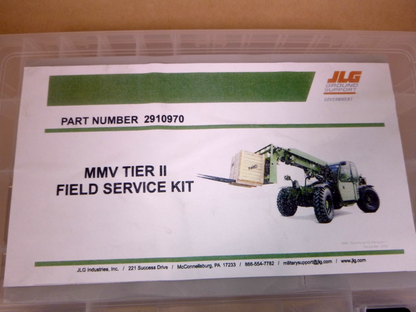 2910970 JLG Skytrak MMV Tier 2 Field Service Kit With Storage Container