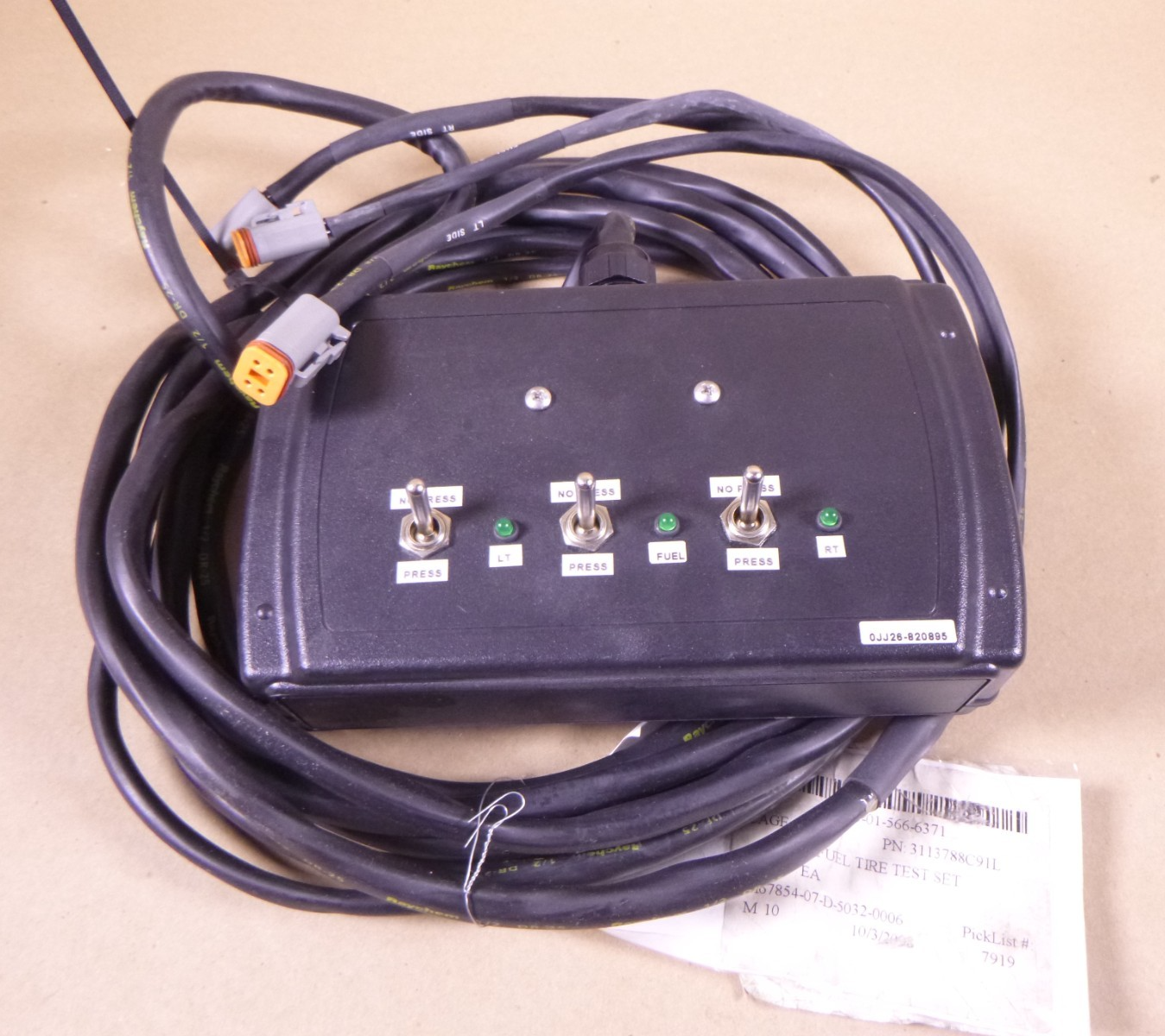 3113788C91 Fuel Tire Test Set 3113788C91L , 820895 , 6665-01-566-6371 | Replacement Truck Parts, Trailer Accessories, Automobile Supplies, Car Parts &amp; Accessories