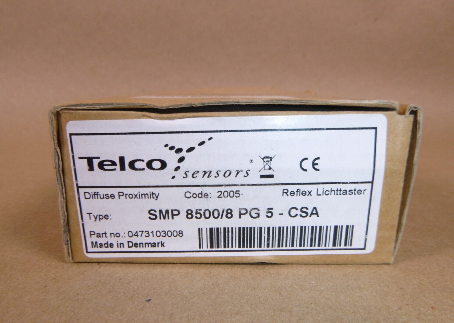 Telco Proximity Sensor SMP 8500/8 PG 5-CSA, 10-30 Vdc, 120 ma | Industrial MRO Replacement Parts, Manufacturing Machine Parts &amp; Components, Heavy Equipment Parts Supplier