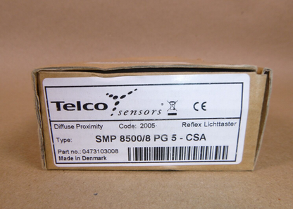Telco Proximity Sensor SMP 8500/8 PG 5-CSA, 10-30 Vdc, 120 ma | Industrial MRO Replacement Parts, Manufacturing Machine Parts &amp; Components, Heavy Equipment Parts Supplier