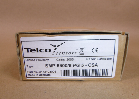 Telco Proximity Sensor SMP 8500/8 PG 5-CSA, 10-30 Vdc, 120 ma