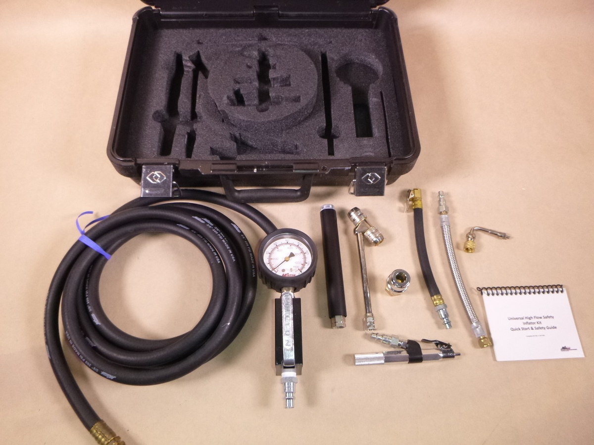 Milton Military Dual Head Truck Tire Inflator Kit 160 Psi With Storage Case | Industrial MRO Tools and Replacement Industrial Equipment Components