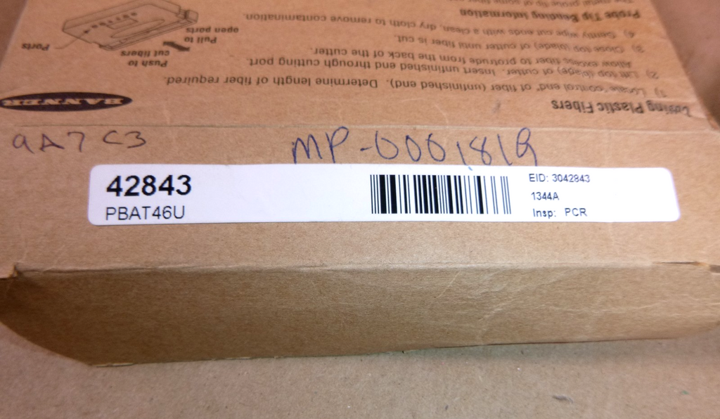 PBAT46U Banner Plastic Fiber, Diffuse Reflective 42843 | Electrical MRO Replacement Parts & Components and Commercial Electrical Supplies Company