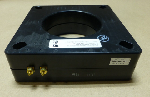 INSTRUMENT TRANSFORMERS 100-131 CURRENT TRANSFORMER 130:5A 50-400HZ 600V MEP208A